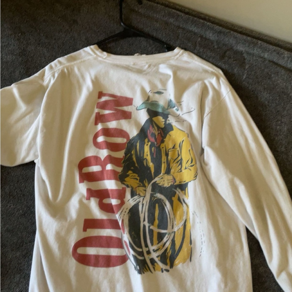 Old Row Graphic Long Sleeve Shirt